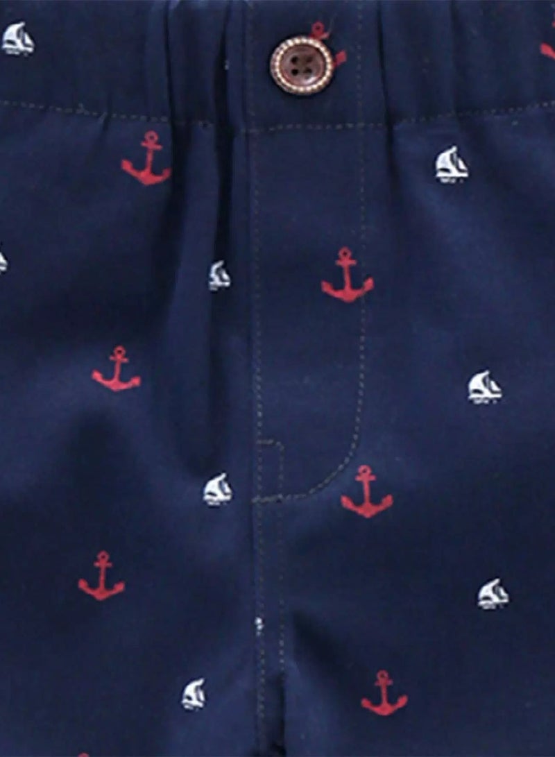 Toddler Boys Allover Print Straight Leg Shorts - Image 3