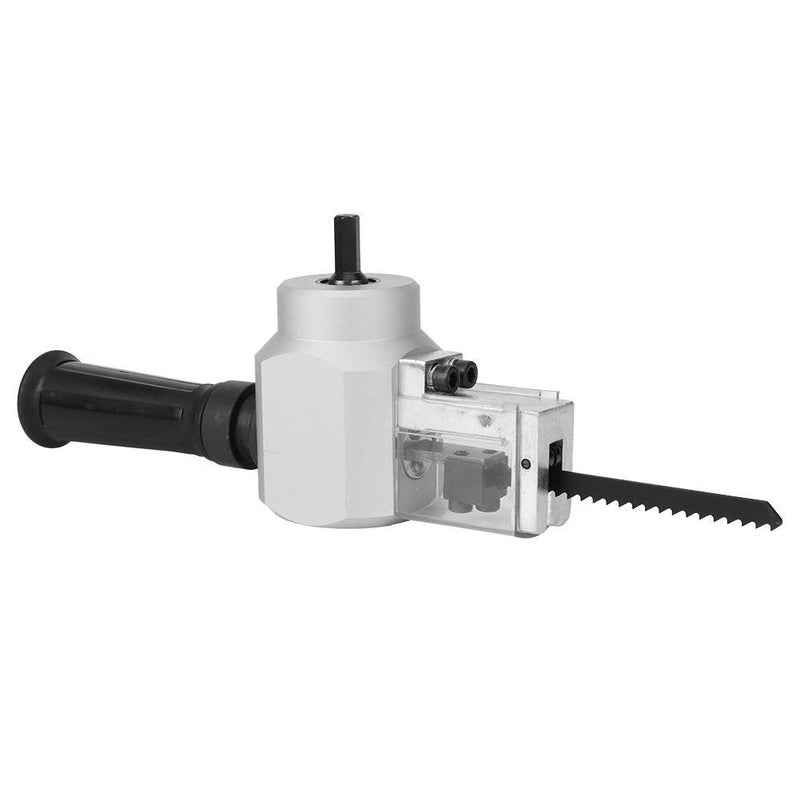 Double Head Metal Cutter Sheet Nibbler Drill Attachment Wireless Electric Wood Saw with Wrench for Thin Metal Stainless Steel Aluminum Copper Plastic Fiberboard Cutting - Image 4