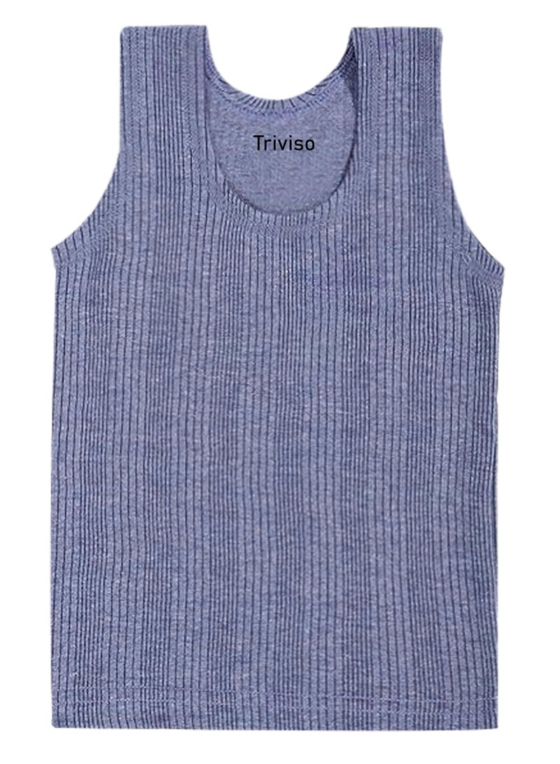 Triviso Kid Boys Kid Girls Unisex Winter wear Thermal Vest Thermal Top Quilted Thermal Inner Body warmar Thermal Sleeveless Baniyan for Kids Pack of 3 Multicolour - Image 5