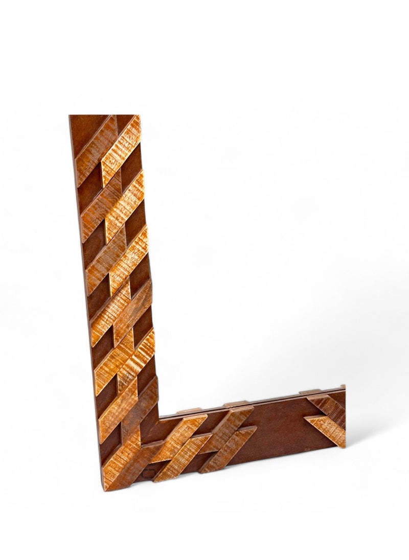 Wooden Twist Wooden Twist Nuzzle Traditional Rectangular Hand-Carved Mango Wood Decorative Wall Standing Frame Mirror (48 X 24 Inch)  - Image 4