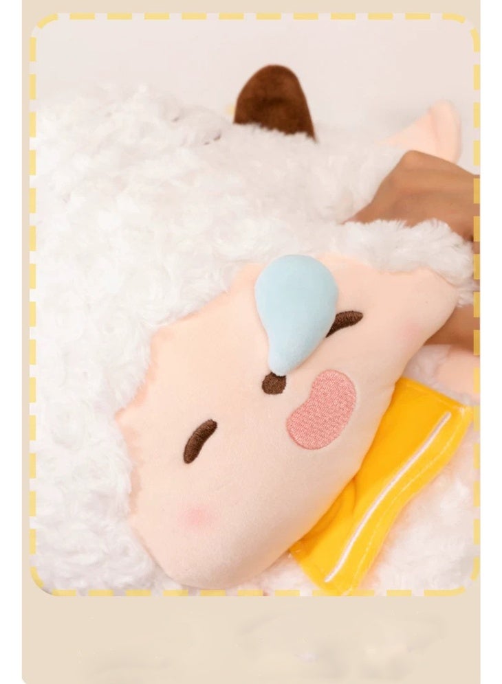 general Pleasant Goat and Big Big Wolf Paddi Sleeping Soft  Plush Toy Cute Cartoon Character Doll Suitable for Ages - Image 3