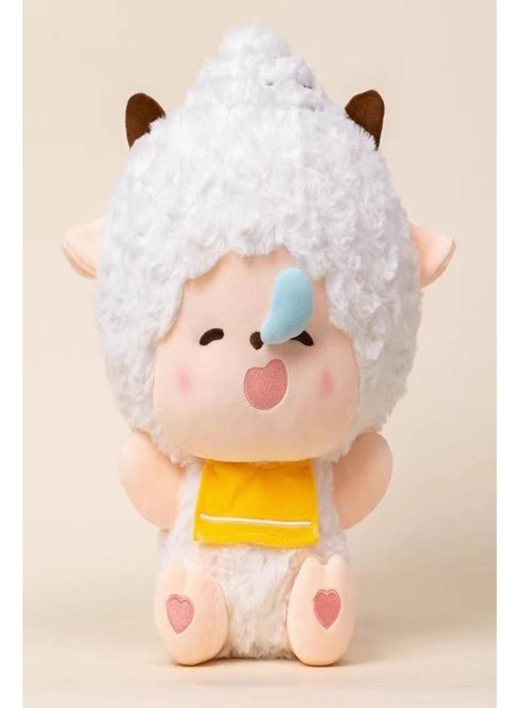 general Pleasant Goat and Big Big Wolf Paddi Sleeping Soft  Plush Toy Cute Cartoon Character Doll Suitable for Ages - Image 1