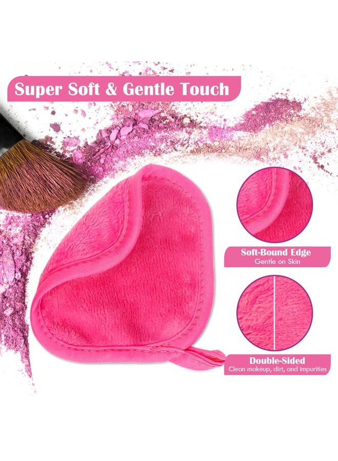 Orighty Makeup Remover Cloths 24 Pack, Makeup Removal Face Cleaning Cloth, Reusable Make Up Remover Pads Remove Instantly Dirt with Just Water, 5 x 5 in - Image 2