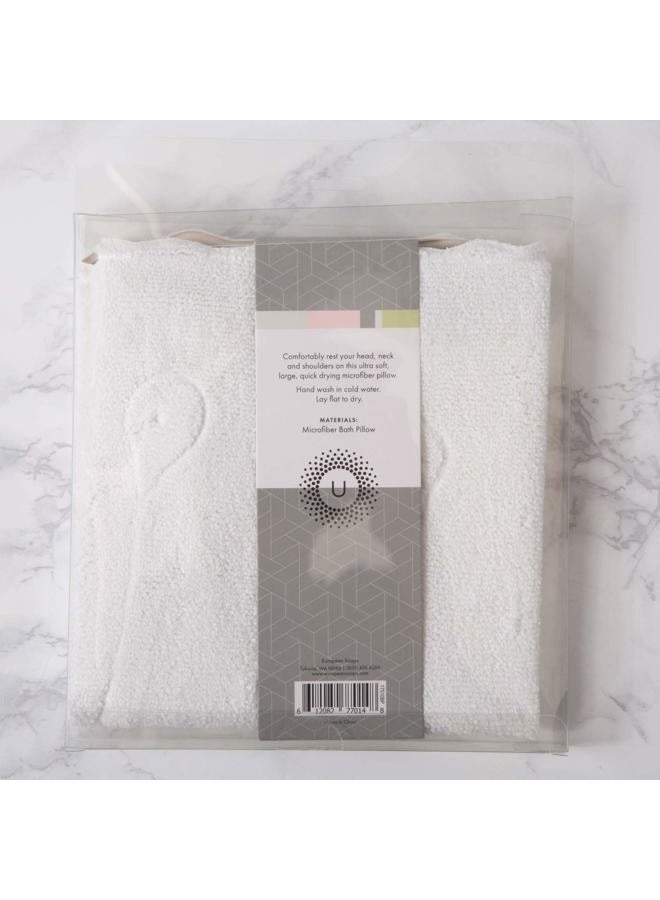 Urbana Spa Prive Home Spa Collection, Microfiber Bath Pillow - Image 3