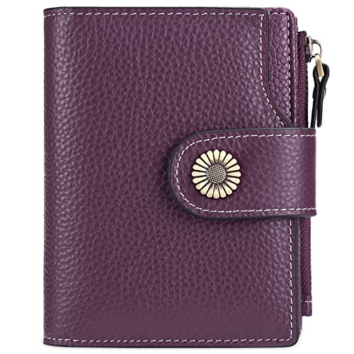 FALAN MULE Small Wallet for Women Leather Bifold Compact Small Womens Wallet with RFID Blocking - Image 1