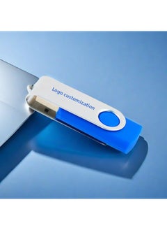 Generic USB Flash Drive Rotating USB2.0 Exhibition Advertising Bidding Gifts 2g4g USB Flash Drive High-speed Transmission USB Flash Drive Custom Logo-Colors:Red-Capacity:64GB  - Image 4