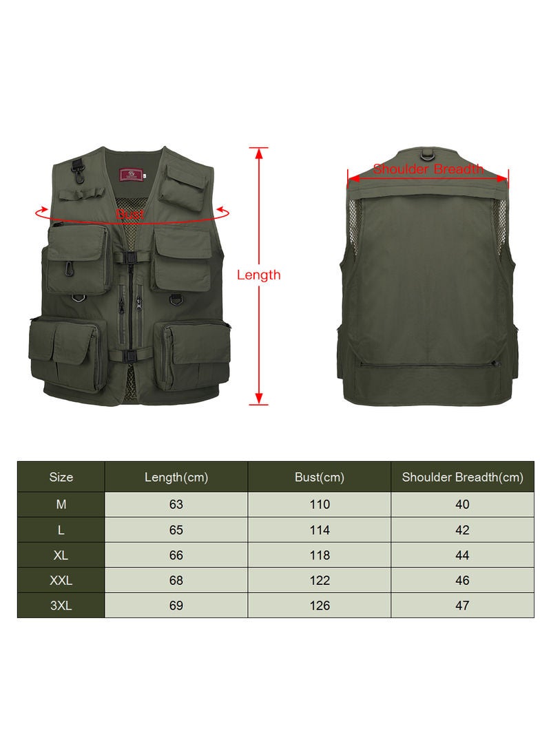 NIBEMINENT Multi Pockets Fishing Jacket 40*2*30cm  - Image 3