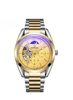 Gold-tone mechanical gold dial