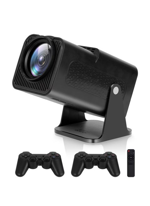 Mini Projector 4K 720P Portable Projector with WiFi and Bluetooth Android 11.0 Smart Projector Auto Keystone 180°Rotatable Outdoor Movie Projector Compatible with Phone