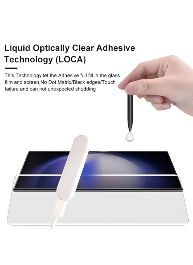 Screen Protector Full HD Quality UV Tempered Glass Edge to Edge For Xiaomi Redmi Note 14 Pro Plus 5G Screen Coverage with Easy Installation Kit (Transparent)