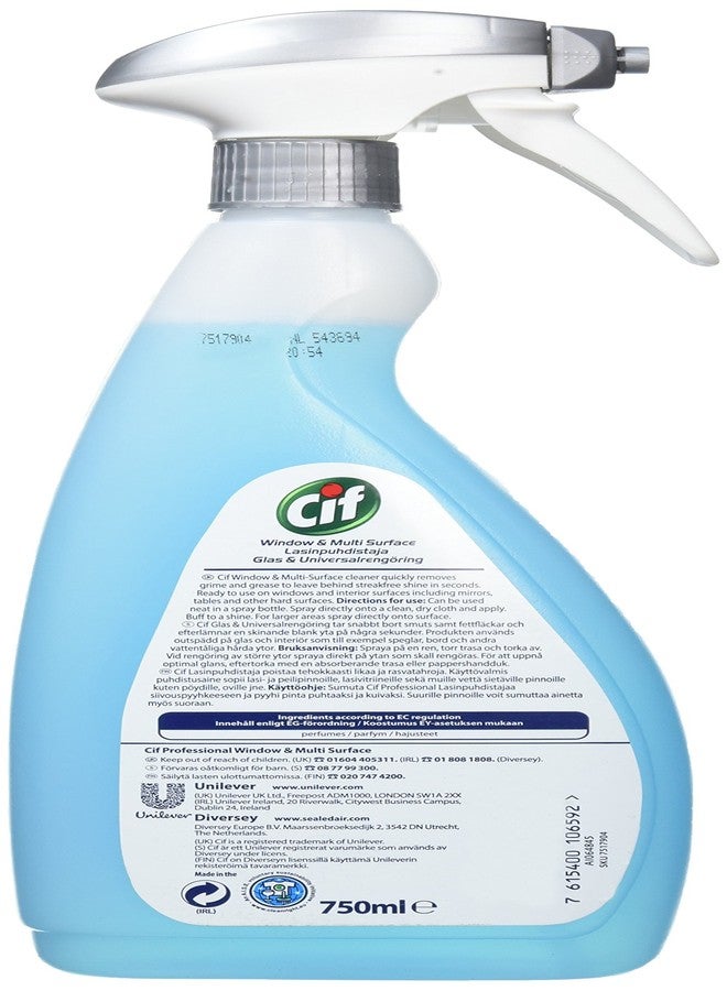 CIF PROF نافذة/متعددة الاستخدامات نظيف 750 مل مفرد - Image 2