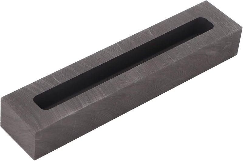 klarako 10ml Graphite Ingot Crucible Rectangular Ingot Gold Silver Refining Casting Melting Jewelry Making Tool for Casting Gold Silver Metal Aluminum Copper Brass Melting Refining - Image 1