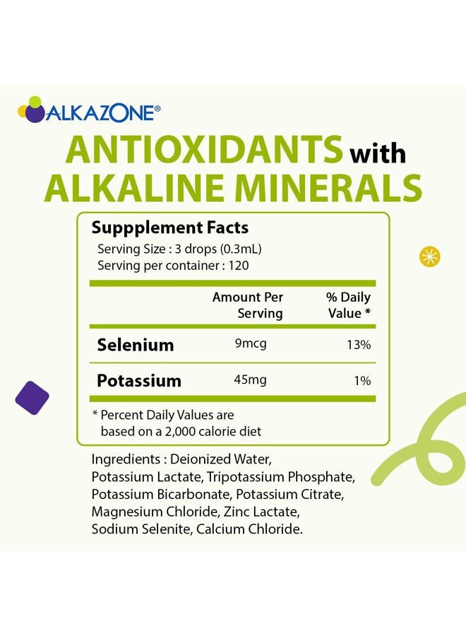 Alkazone Balance Your Ph Antioxidants Alkaline Mineral Booster & Supplements 2-Pack Alkazone Balance Your Ph Antioxidants Alkaline Mineral Booster & Supplements (2 Packs) - Image 2