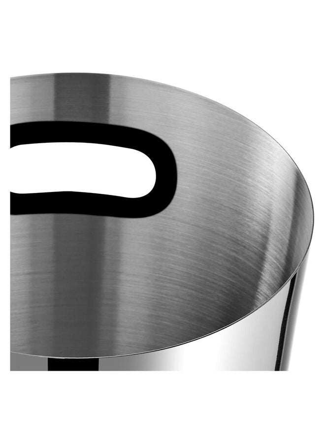 Ice Bucket, 4 Quarts Stainless Steel Champagne Bucket with Ice Tongs, Ice Bucket with Handle for Cocktail Bar, Wine Home Bar Accessories Parties(SILVER) - Image 3