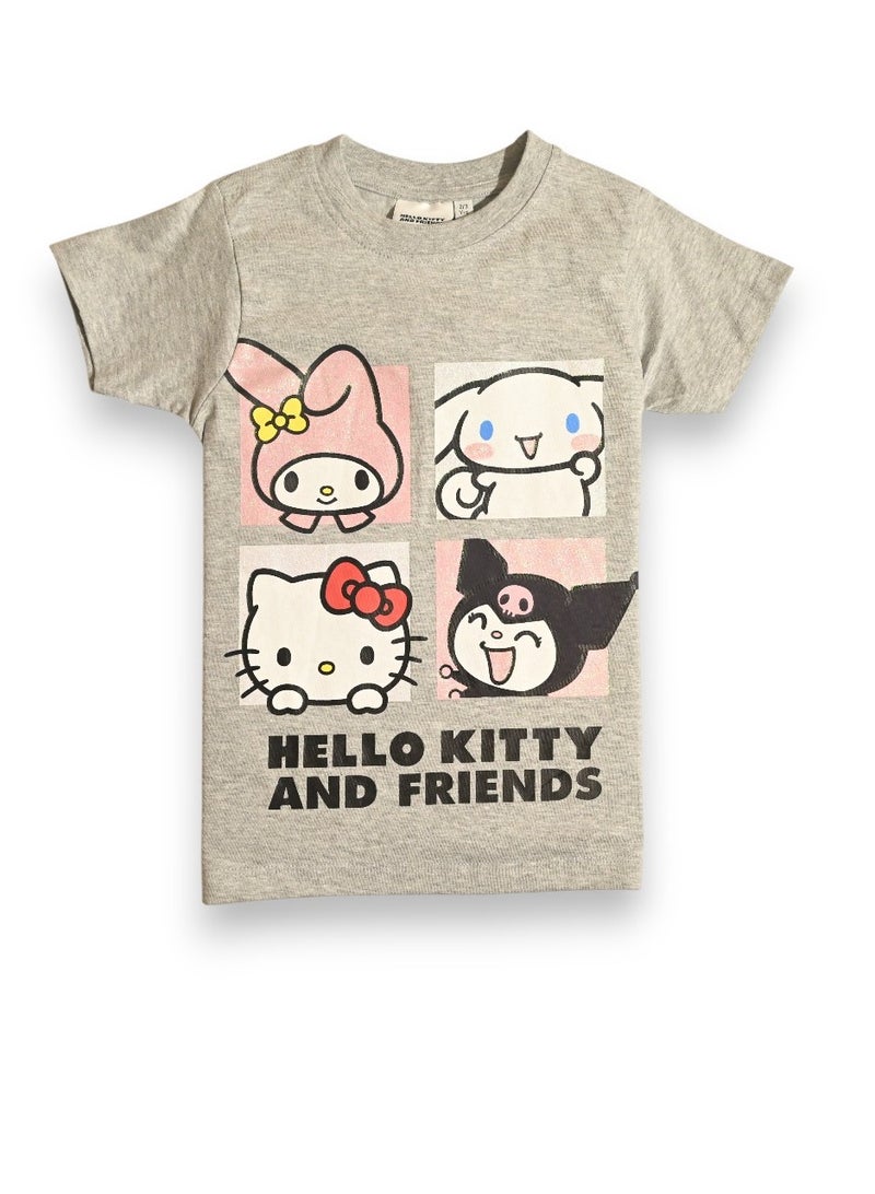 هالو كيتي تي شيرت قصير الأكمام للفتيات من هيلو كيتي - Image 1