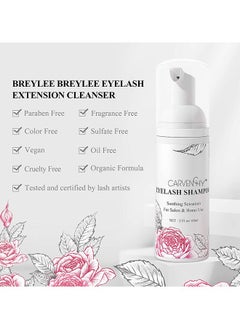 CARVENCHY Eyelash Shampoo Soothing Sensation For Salon And Home Use Grafted Eyelash Cleaning Mousse  - Image 3