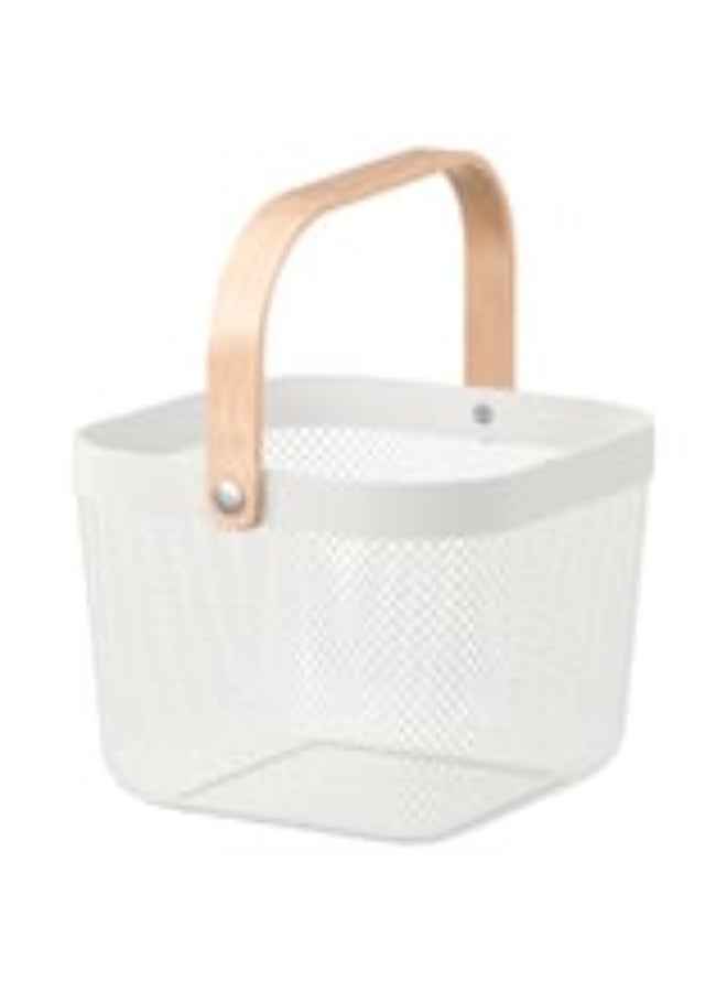 RISATORP Basket, white - Image 1