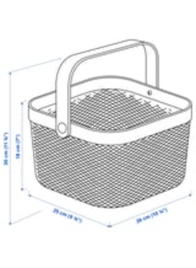 RISATORP Basket, white - Image 5