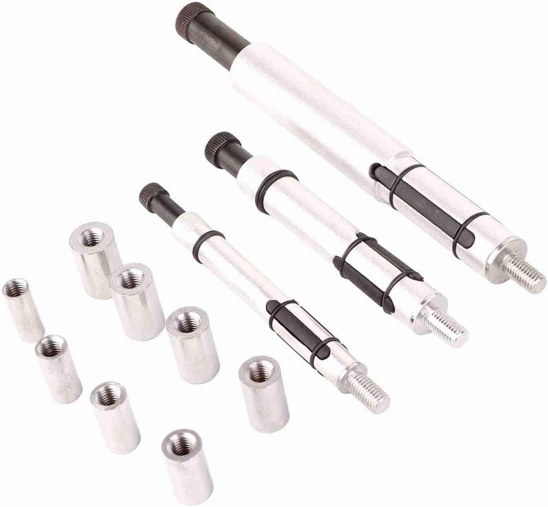 Universal Clutch Alignment Tool Kit, Clutch Drive Plate Alignment Tool with 8 Spigot Adaptors and 3 Expanding Mandrels for Accurate Flywheel Hole Centering in Auto - Image 2