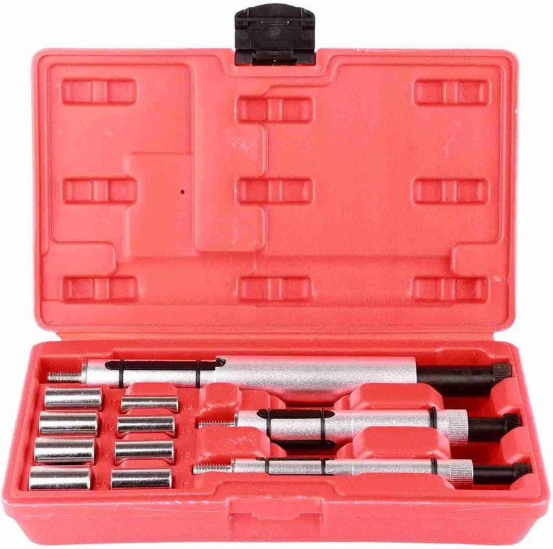 Universal Clutch Alignment Tool Kit, Clutch Drive Plate Alignment Tool with 8 Spigot Adaptors and 3 Expanding Mandrels for Accurate Flywheel Hole Centering in Auto - Image 1