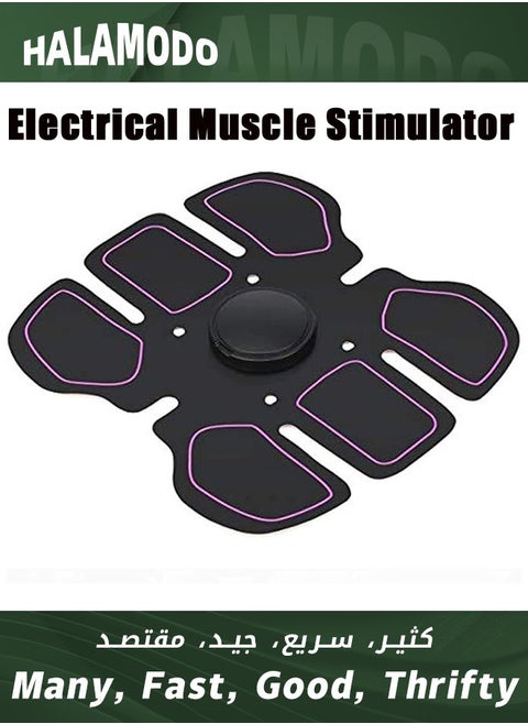 ABS Muscle Stimulator, Electrical Muscle Training Stimulation, Slimming Machine, Abs Stimulator, Body Shape, Body Massager, for Home Office Fitness