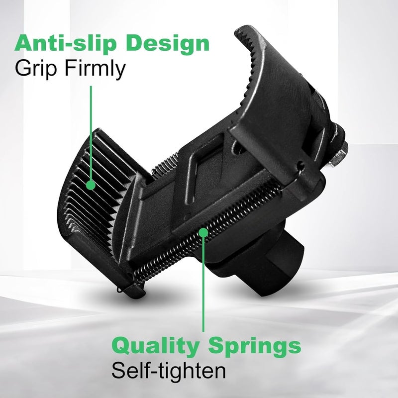 THE WHITE SHOP Adjustable Oil Filter Wrench Universal Oil Filter Removal Tool 1/2'' Drive Cap Style Oil Filter Tool Perfect Fits Small Medium-sized Spin-on Oil Filter(SMALL) - Image 3