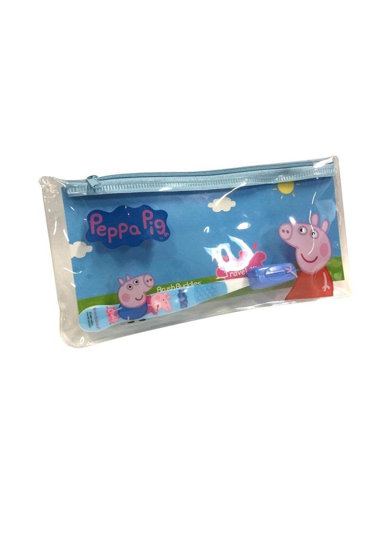 Brush Buddies - Brush Buddies Peppa Pig Eco Travel Kit, 1 Count - Image 1
