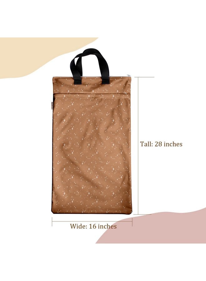 ماما كوالا حقائب ماما كوالا المعلقة القابلة لإعادة الاستخدام لتخزين أغراض الأطفال، والحفاضات القماشية، وملابس السباحة، والسفر، وملابس الصالة الرياضية، والشاطئ، وأجزاء المضخة، ولوازم النظافة، وجيبين بسحّاب، عبوة من قطعتين (W004L) - Image 4