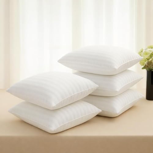 Wakewell Cushions Premium Fibre Sofa Cushion Set of 5 | Cushion 16 inch x 16 inch | Cushion Filler Square Pillow (Pack of 5 Cushions, 16X16 Inches) - Image 1