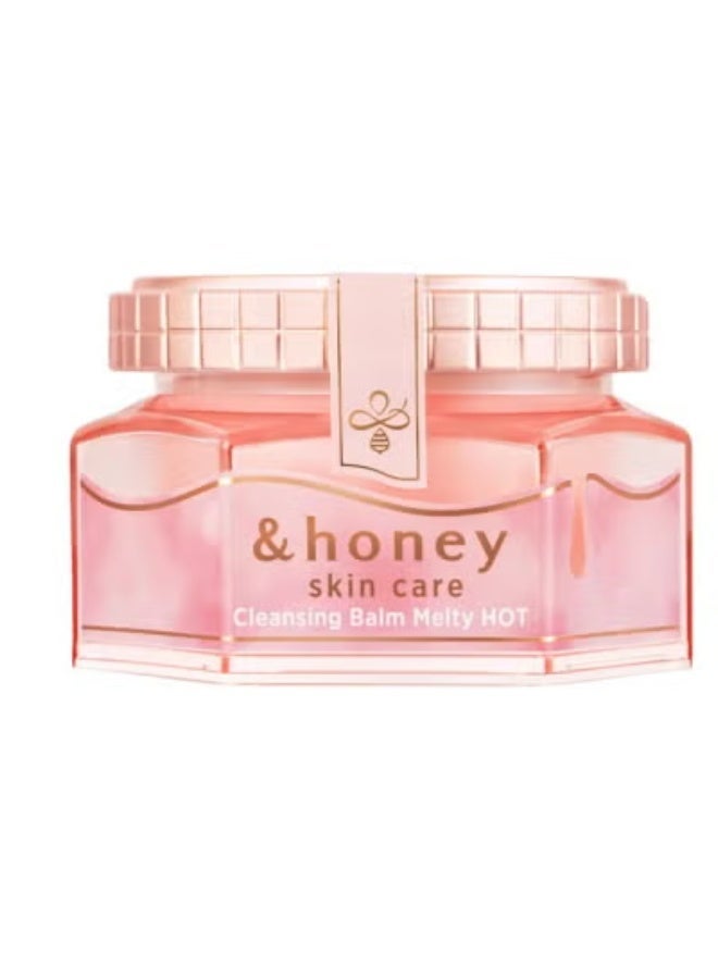 &Honey Cleansing Balm Melty Hot 90g – Original Made in Japan Warming Makeup Remover & Tone Enhancer - Image 1