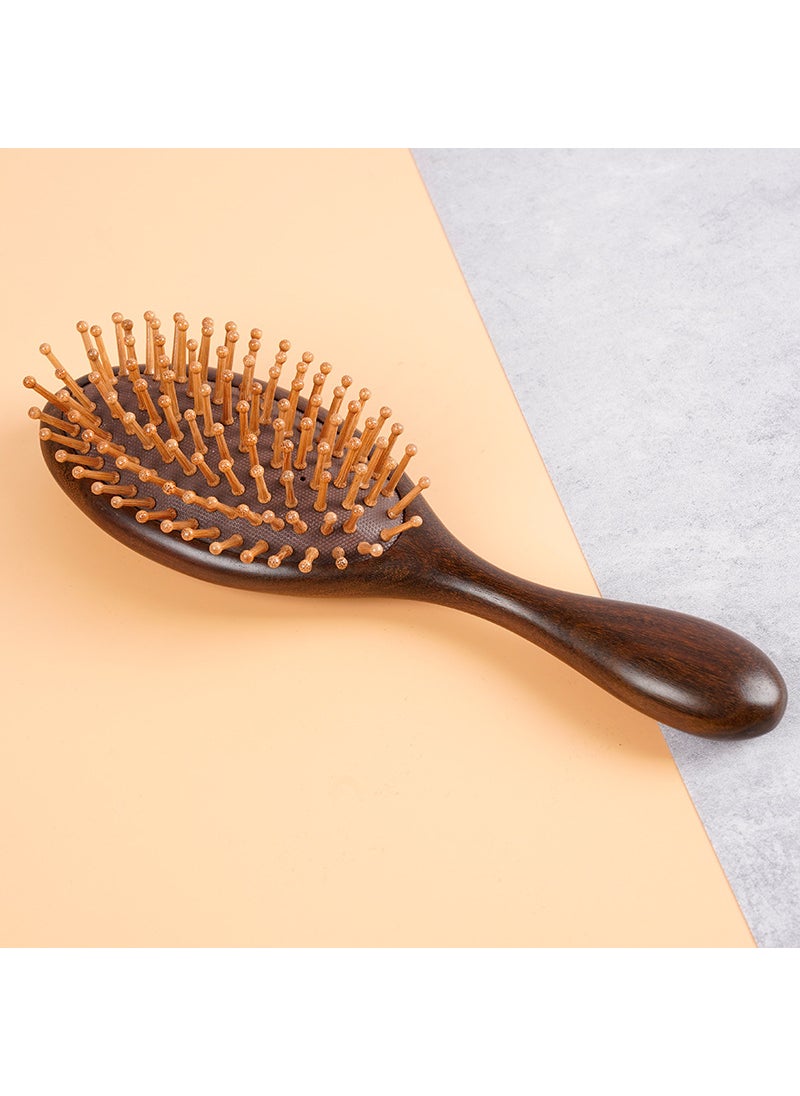 Generic Green Sandalwood Anti-Static Massage Comb Oval air cushion comb 