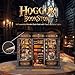 STRUCWOOD Book Nook Kit DIY Miniature House Kit 3D Wooden Puzzle Craft Model for Adults 14 Creative Tiny House Gift for Bookshelf Decor Hoggor Bookstore - Image 4