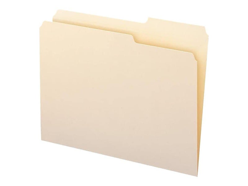 Smead مجلد ملفات سمياد، 2/5 قطع، علامة في الموضع الأيمن، بحجم رسالة، مانيلا، 100 في العلبة (10385) - Image 4