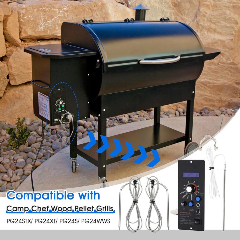 DRELD Replacement for Camp Chef Digital Thermostat Controller Kit, Compatible with Camp Chef Wood Pellet Grills PG24STX PG24XT PG24S PG24WWS with Meat Probe, Temperature Sensor Probe - Image 4