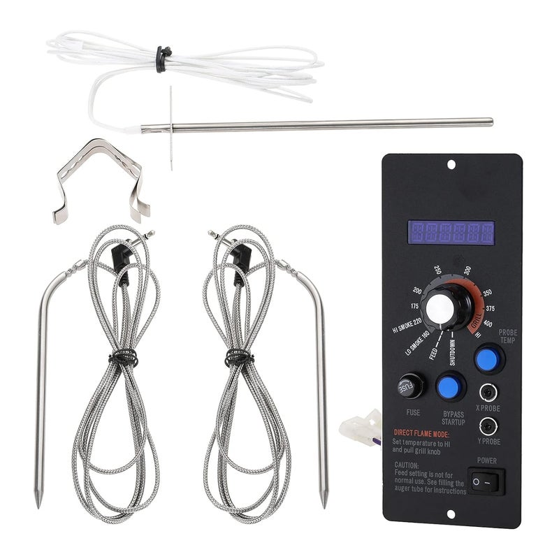 DRELD Replacement for Camp Chef Digital Thermostat Controller Kit, Compatible with Camp Chef Wood Pellet Grills PG24STX PG24XT PG24S PG24WWS with Meat Probe, Temperature Sensor Probe - Image 1