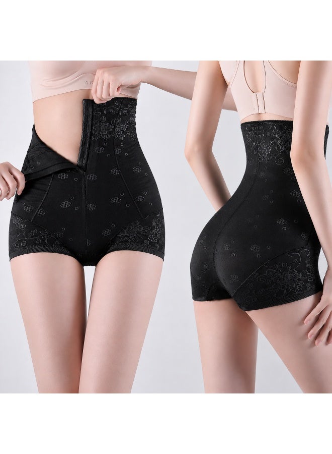 SHOWDAY Women's High-Waisted Tummy Control Shapewear Panty with Zipper and Hook Closure, Waist Trainer Body Shaper, M-XXXL - Image 1