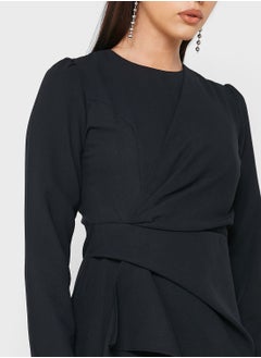 Khizana Side Twist Detail Shift Dress  - Image 3