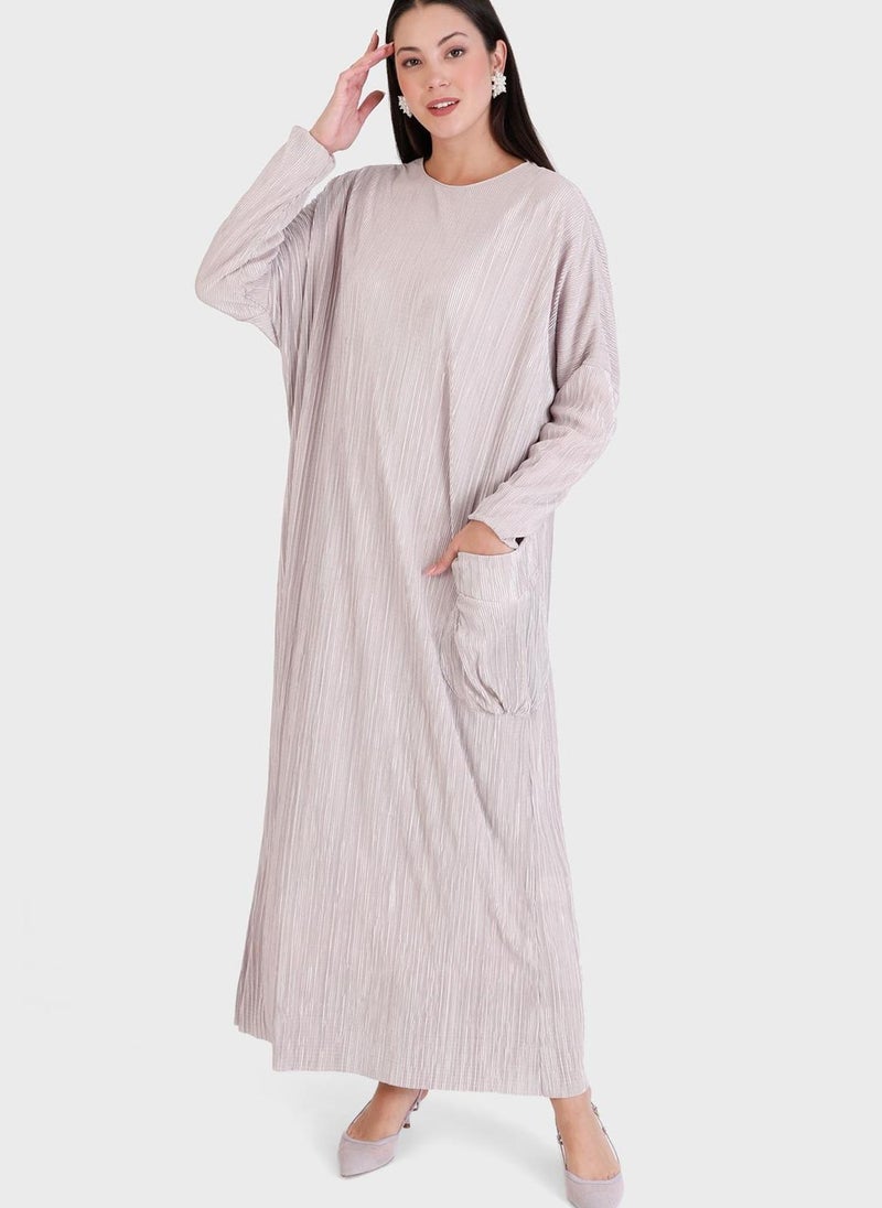 Refka by modanisa - Belted Pocket Detail Dress - Image 1