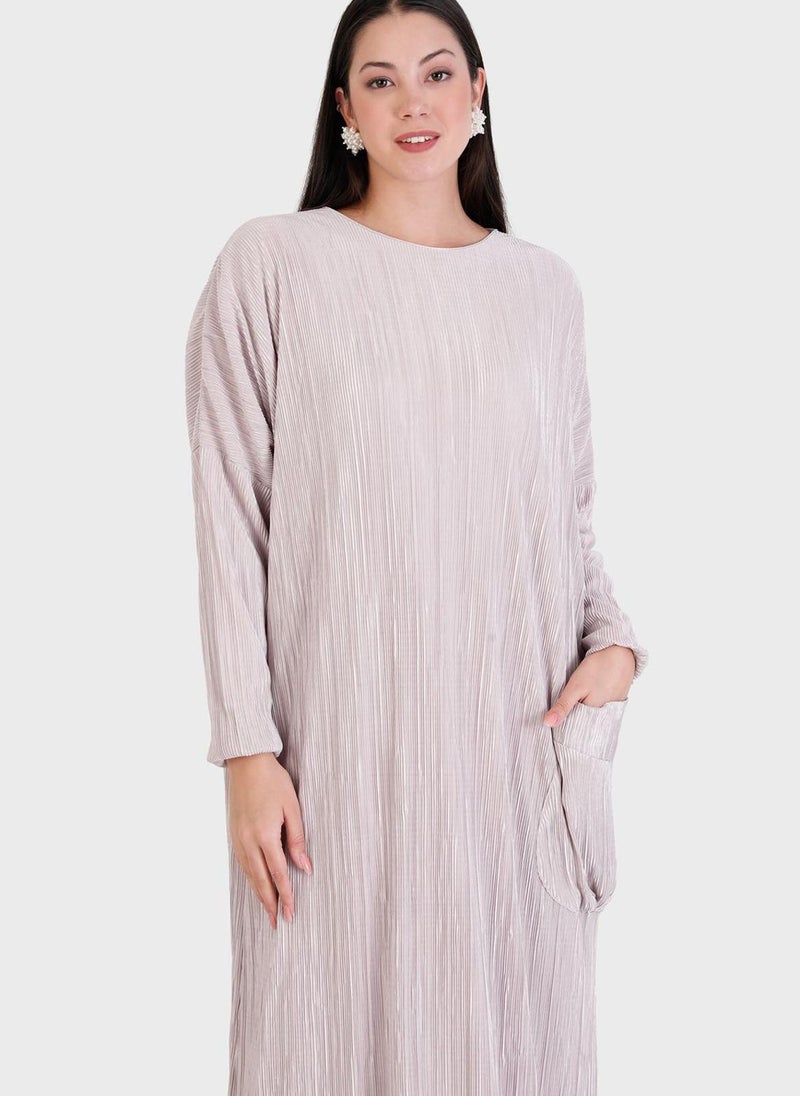 Refka by modanisa - Belted Pocket Detail Dress - Image 1