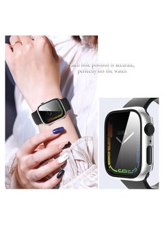 Generic Classic Smartwatch Tempered Glass Screen Protector Case For Apple Watch Series 1, 2 And 3 (38mm) - Silver  - Image 3