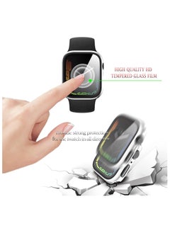 Generic Classic Smartwatch Tempered Glass Screen Protector Case For Apple Watch Series 1, 2 And 3 (38mm) - Silver  - Image 2