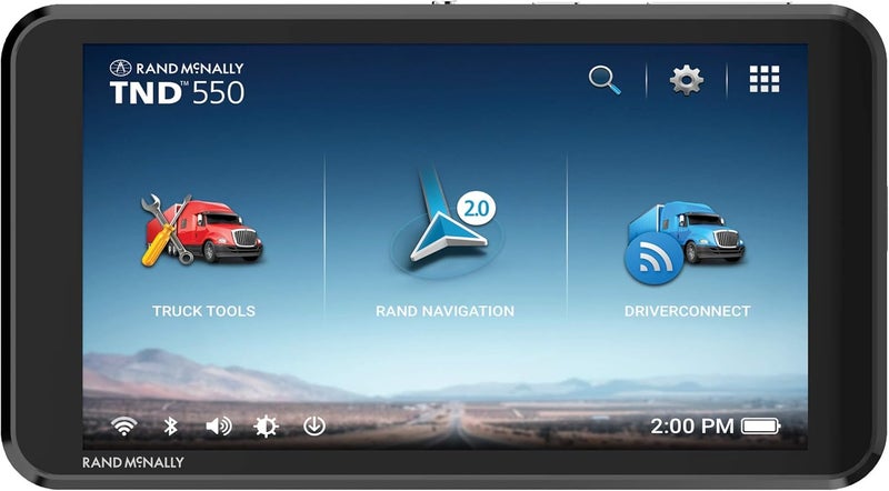Rand McNally TND 550 5-inch GPS Truck Navigator with Custom Truck Routing - Image 1