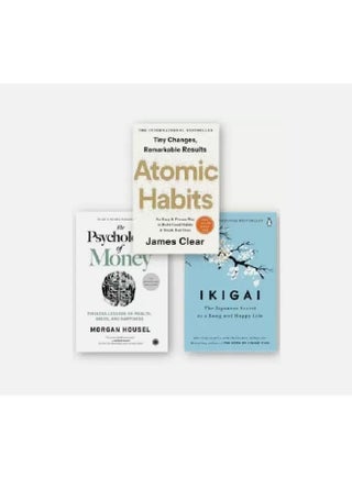 Set of 3 Books - Atomic Habits, Ikigai, The Psychology of Money - pzsku/Z22E594C039A375BD9B62Z/45/1751250452/e405f388-ad8a-454d-a51e-bbcd05d862db