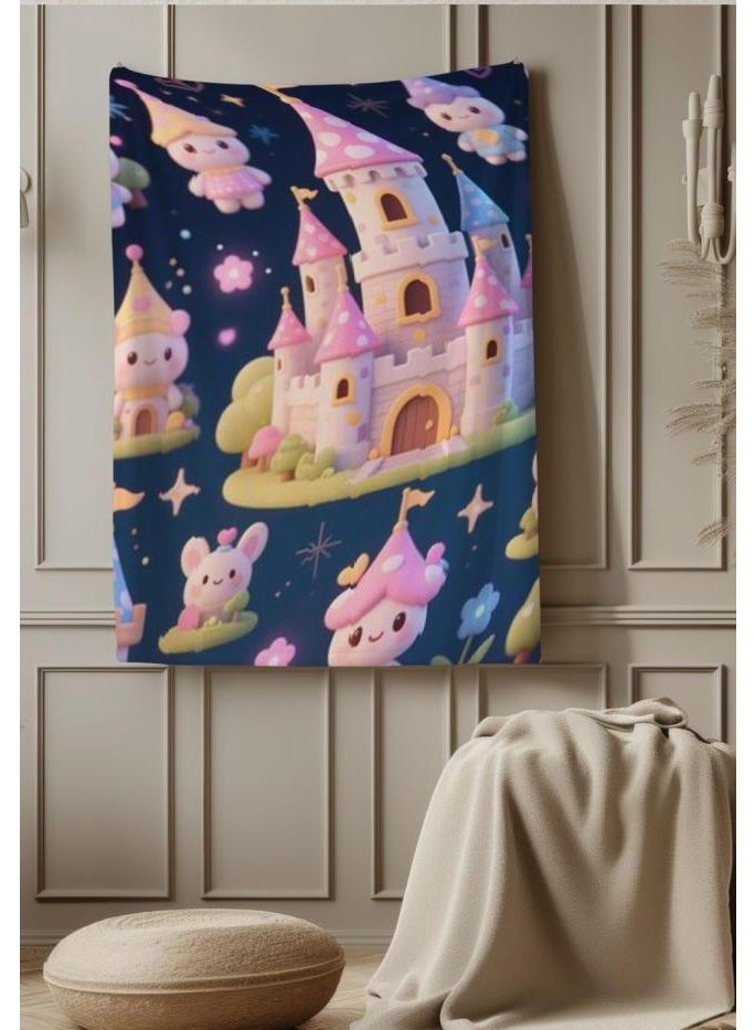 عام بطانية رقيقة من الفانيلا الكرتونية للأطفال والرضع (دافئة ومريحة، ومناسبة للنوم والألعاب) 70 سم * 100 سم - Image 2