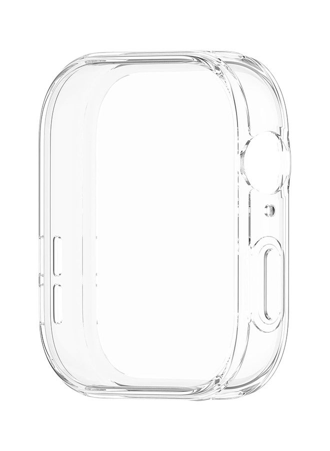 SUNDAREE جراب لهاتف Huawei Watch Fit 3، جراب ناعم مقاوم للصدمات من مادة TPU مع واقي شاشة شامل جراب واقٍ لهاتف Huawei Watch Fit 3 (شفاف) - Image 4