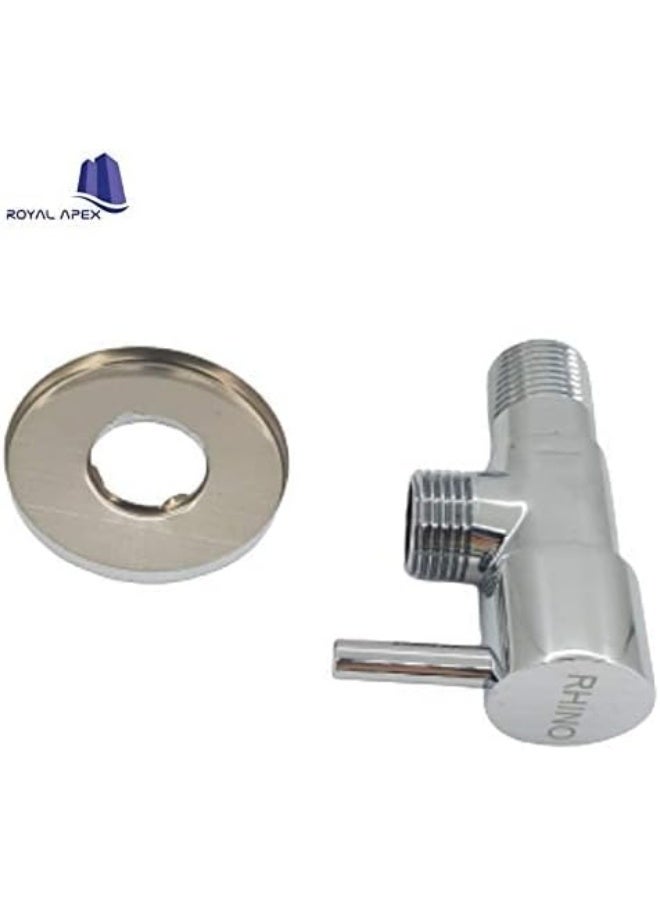 Royal Apex Brass Angle Valve 1/2" Toilet Kitchen Wash Basin Bathroom Fittings - Image 2