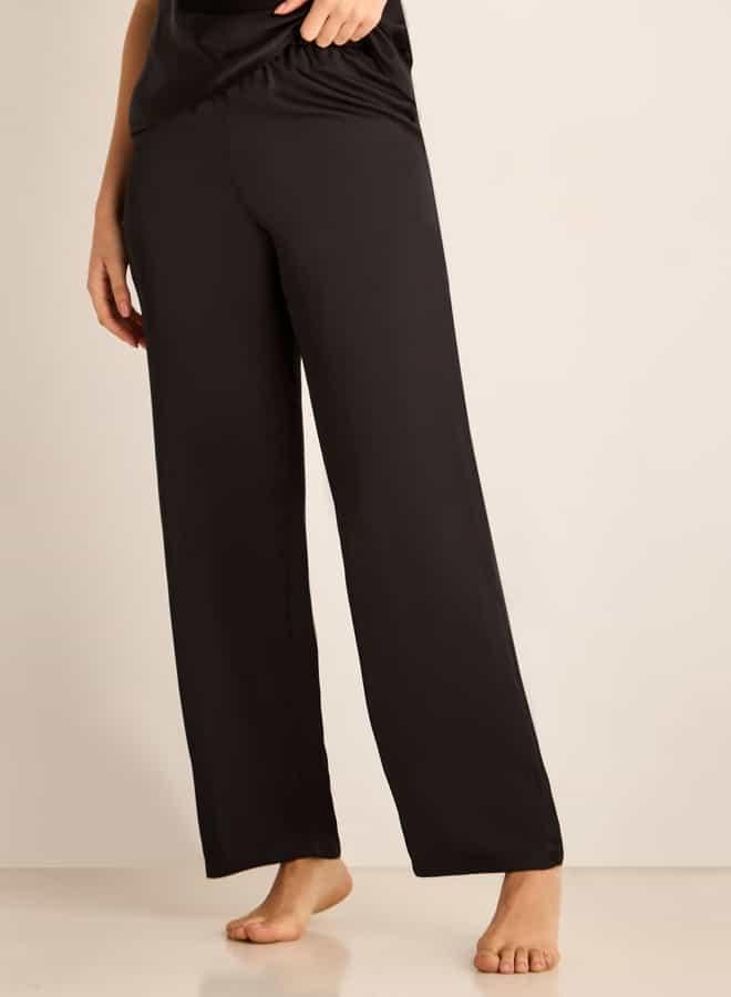 سبلاش فيڤ طقم بيجامة بحمالات مزين بالزهور وخصر مطاطي - Image 3