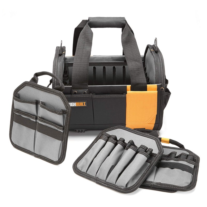ToughBuilt - 12" Modular Tool Tote with Compact Jobsite Organization, Portable Lightweight Design, and Versatile Tool Storage (TB-81-12) - Image 1