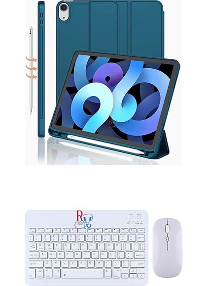 Tablet Case and Keyboard Mouse Set Compatible with iPad Air 11 Inch 6th Generation Smart Case with Pen Compartment - pzsku/Z22E5D7919586B3A9936AZ/45/_/1737376314/2e3b38b8-1085-4694-a074-c09d00e4e239