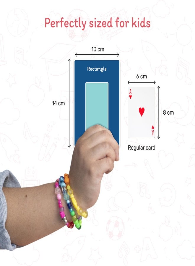 بطاقات تعليمية مميزة للأطفال من Tinymingle، 4 في 1 (50 بطاقة) - الحروف الأبجدية، الأرقام، الأشكال، والألوان | لعبة تعليمية مونتيسوري للأطفال من عمر سنة إلى 5 سنوات | مستلزمات الأطفال، هدايا، ألعاب ما قبل المدرسة - Image 5